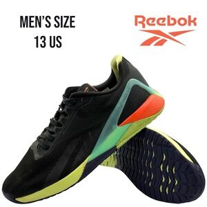 Reebok Nano X1 Men's Size 13 Training Shoes Black Multi FX3241 CrossFit Gym Lift